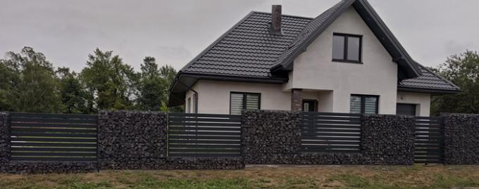 Stable Galvanized Gabion Baskets 2.0 - 4.0 Mm Wire Diameter For Feature Walls