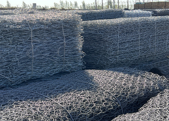 Steel Customizable Gabion Baskets 1mx1mx1m Box Protection For River Courses