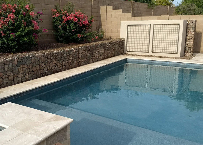 Decoration Stone Filled Wire Mesh Wall 3.0 Mm 6.0 Mm Wire Diameter