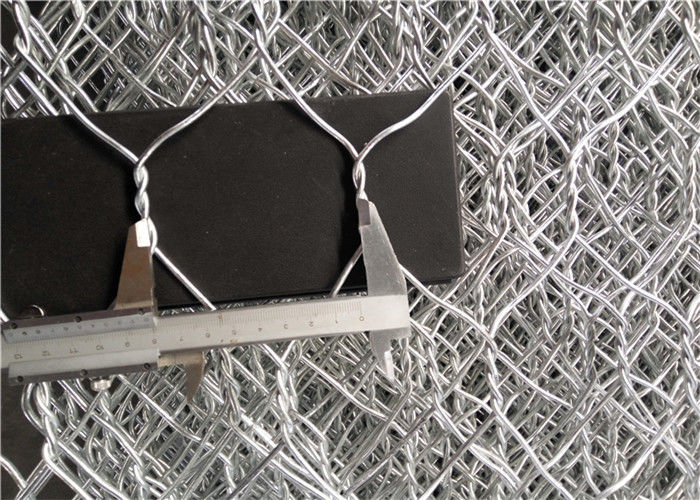 Hot Dip Galvanized Metal Gabion Baskets Hexagonal Wire Mesh For Soil