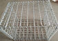 Silver Color Welded Wire Mesh Gabions Mattresses Square / Round Shape