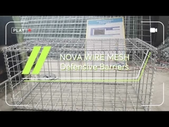 Military-Grade Galvanized Welded Mesh Retaining Walls for Perimeter Security