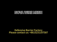 Economical Galvanized Wire Panel itary Barrier Customizable 4mm Spiral Dia Wire Panels