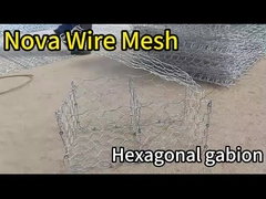 Durable Gabion Mesh (Mesh Size 6cm x 8cm) | Ideal for Riverbank Restoration and Coastal Protection
