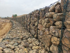 Hexagonal Gabion Mesh Double-Twist Netting Steel Wire Cage Gabion Baskets for Slope Protection