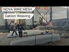 Lightweight Woven Gabion Mats - 2mm Wire for Easy Installation in Remote Areas