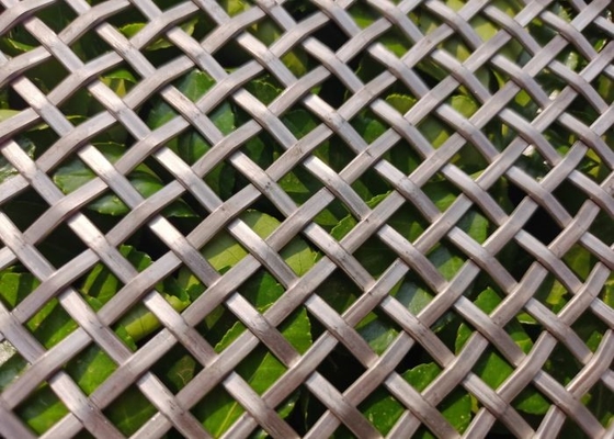 Customizable Decorative Wire Mesh Metal Stainless Steel 304 For Architecture Wall