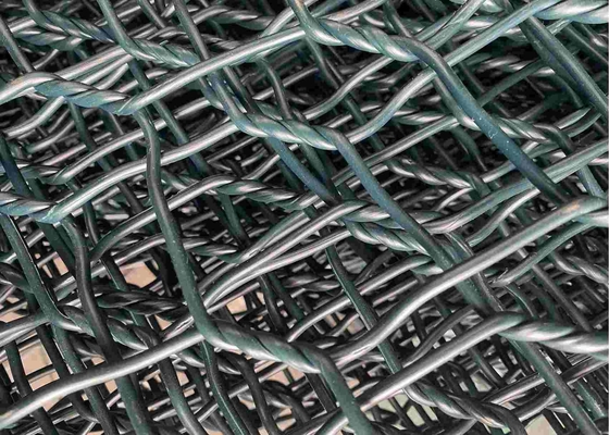 2.7mm PVC Coated Gabion Wire Mesh 80mmx100mm for River Protection