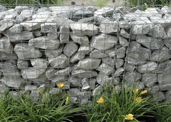 Heavy Duty Eco Friendy Welded Mesh Gabions With Pvc Coating