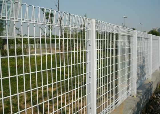 PVC Coated Roll Top Fencing 2m Height Black Anti-Corrosion