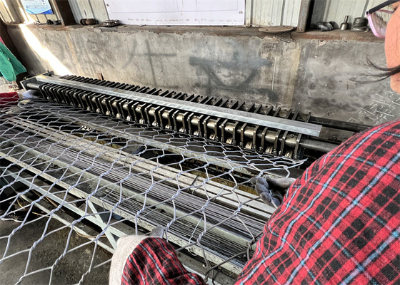 4mm Hexagonal Galvanized Gabion Mesh For Erosion Control