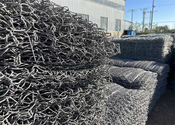 Galvanized Metal Wire Gabion Mattress With 220-240g/m2 Zinc Coating