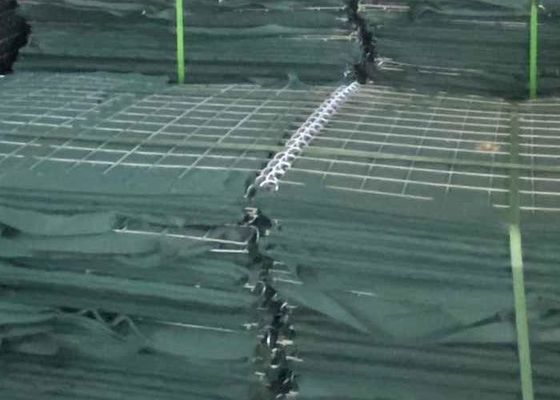  Sand Barrier 4.0mm Galfan Coated Wire Mesh with Joining Pins