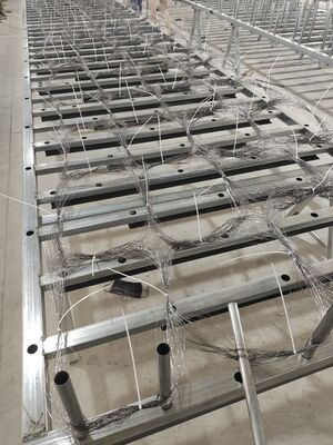 4mm Galvanized Flexible Anti Tank Barrier Net For Armored Vehicles 50mm Mesh