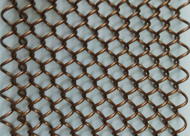 Chain Link Decorative Wire Mesh 0.5-2mm Wire 40-85% Open Area