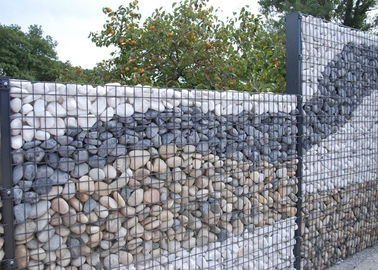 Flexible Decorative Gabion Baskets / Gabion Stone Fence 1 - 5 Meter Length