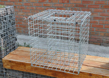 Galfan Coated Steel Gabion Baskets Landscaping Rigid Structure High Strength