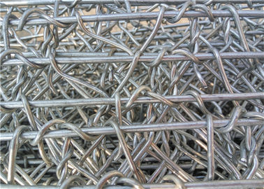 Galvanized Gabion Wire Mesh 60x80mm Hole Size 2.0-4.0mm Wire Diameter