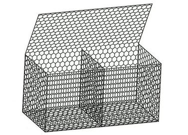 Triple Twist Wire Gabion Baskets Corrosion Resistance Apply To Flood Protection