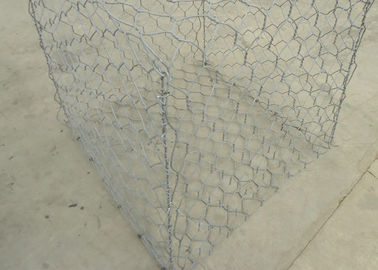 Sound Barrier Wall PVC Coated Gabion Baskets / Galvanized Gabion Baskets