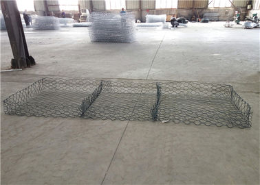 Silver Color Plastic Coated Mattresses 3 * 2 * 0.17 Meter For Riverbed