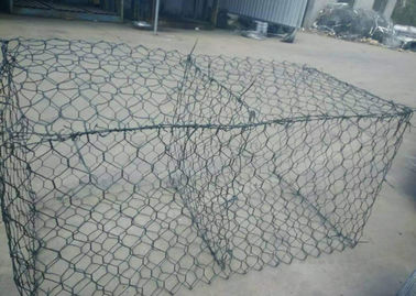 PVC Coated Steel Double Twisted Hexagonal Wire Mesh 2.0 - 5.0 Mm Wire Diameter