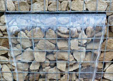 Hexagonal Or Square Galfan Gabion Baskets / Gabion Stone Cages For Decorative