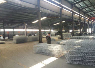 Hot Dip Galvanized Hexagonal Wire Mesh Gabion Boxes For Soil Erosion Preventing