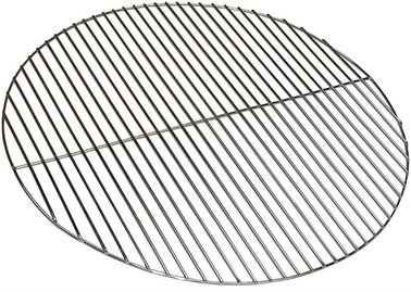 Stainless Steel BBQ Grill Mesh Mat 240mm Round Polished