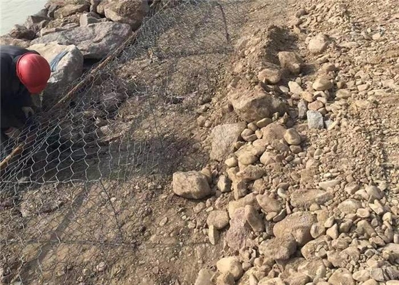Heavy Zinc Coated 2.0mm Gabion Baskets 2x1x0.5m Soil Erosion