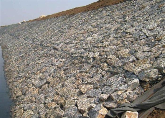 Heavy Zinc Coated 2.0mm Gabion Baskets 2x1x0.5m Soil Erosion