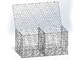 2x1x1m Channeling Works Metal Gabion Baskets Hexagonal Mesh Iron Wire