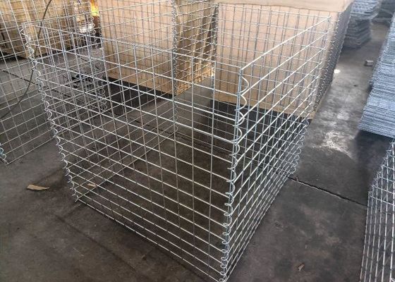 Welded Gabion Box 76.2 x 76.2mm 4.0mm Galvanized Steel  Barrier