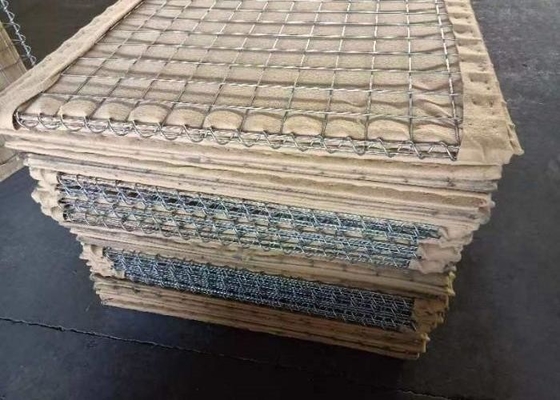 Heavy Duty Wire Panel itary Barrier with Zinc Coated Surface and Spiral Wire Connection