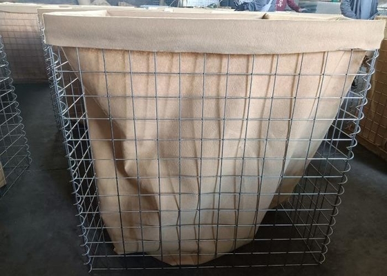 Galvanized Steel Wire Gabion Basket 4mm Wire 50x50mm Mesh