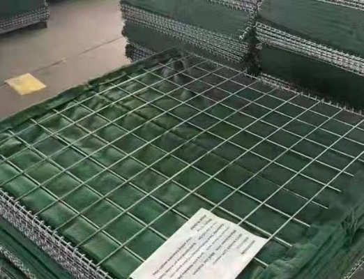 Zn Coated itary Defensive Barrier And Economic Solution For Defense