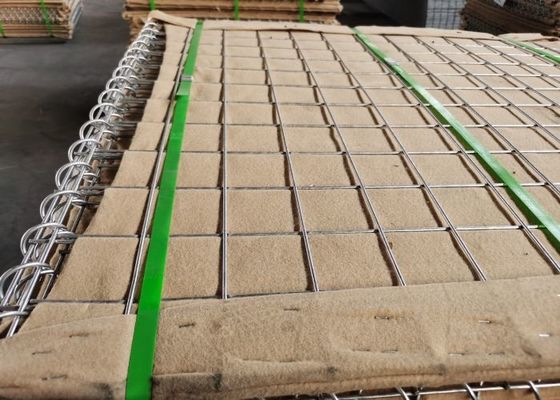 1x1x10m Galvanized Steel Gabion Barrier for  Fortifications