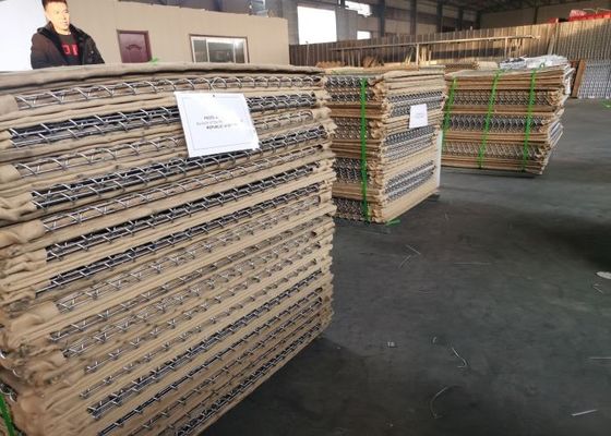 1x1x10m Galvanized Steel Gabion Barrier for  Fortifications