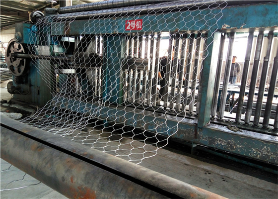 Galvanized Metal Gabion Cage 2x1x1m with 80x100mm Hexagonal Mesh
