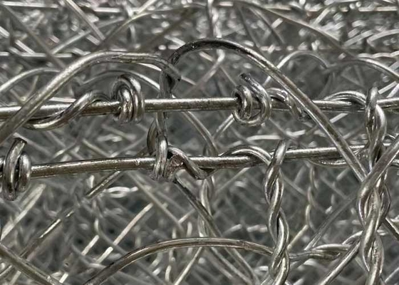 2*1*1m 245gsm Galvanized Wire Gabion Baskets Durable Construction