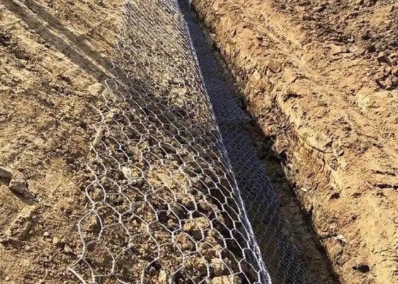Metal Gabion Baskets With High Zinc Coating / Easy Construction Method ISO9001 Certified