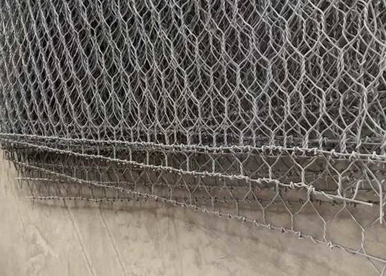Zinc Coating 220-240g/M2  Gabion Mattress 60*80mm Hole