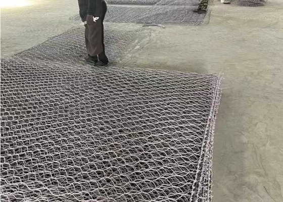 Zinc Coating 220-240g/M2  Gabion Mattress 60*80mm Hole