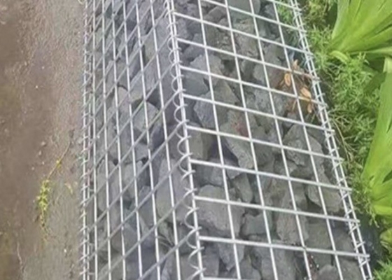 PVC Coated Galvanized Welded Mesh Gabions for Retaining Walls