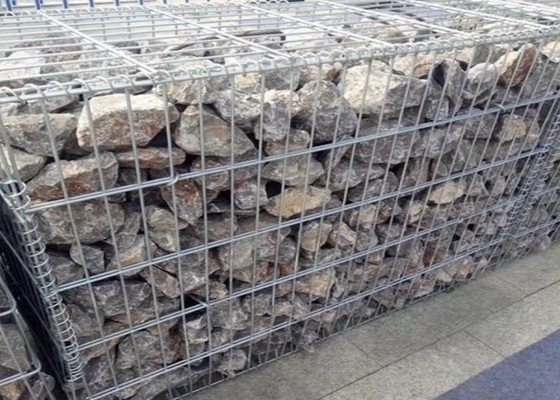 3x1x1m Gabion Baskets 60x80mm Mesh 380-550N/mm2 Tensile Strength