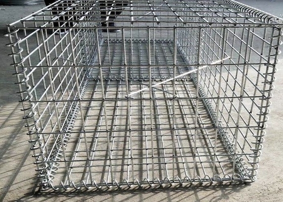 High Duty Corrosion Resistant Galvanized Gabion Box For Garden Decoration