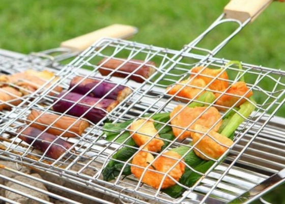 Customized Heavy Duty Barbecue Grill Mesh 316 Stainless Steel