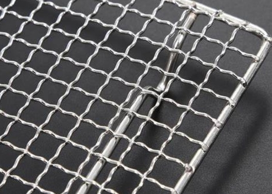 316 Stainless Steel BBQ Grill Mesh 12x12 Inch Non-Stick