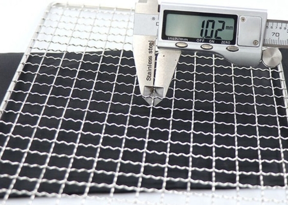 304 Stainless Steel BBQ Grill Mesh 12x12 Inch Non-Stick