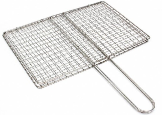 304 Stainless Steel BBQ Grill Mesh Lightweight High Heat 500°C